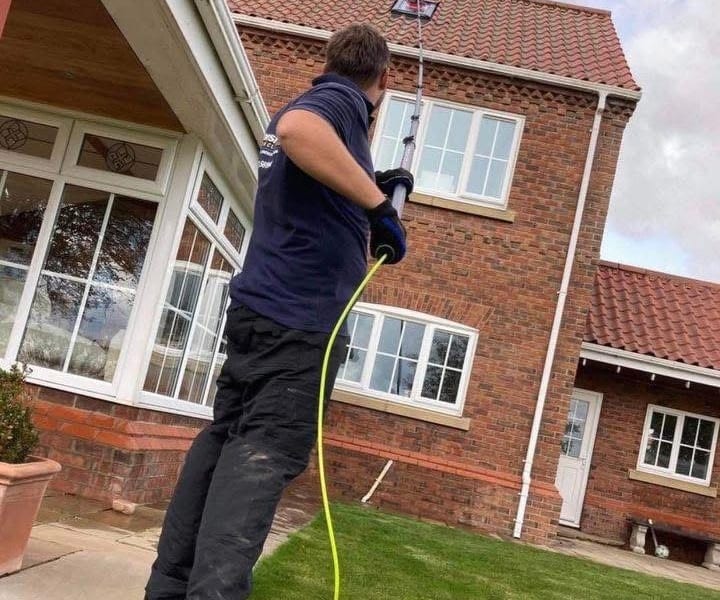 Residential window cleaning